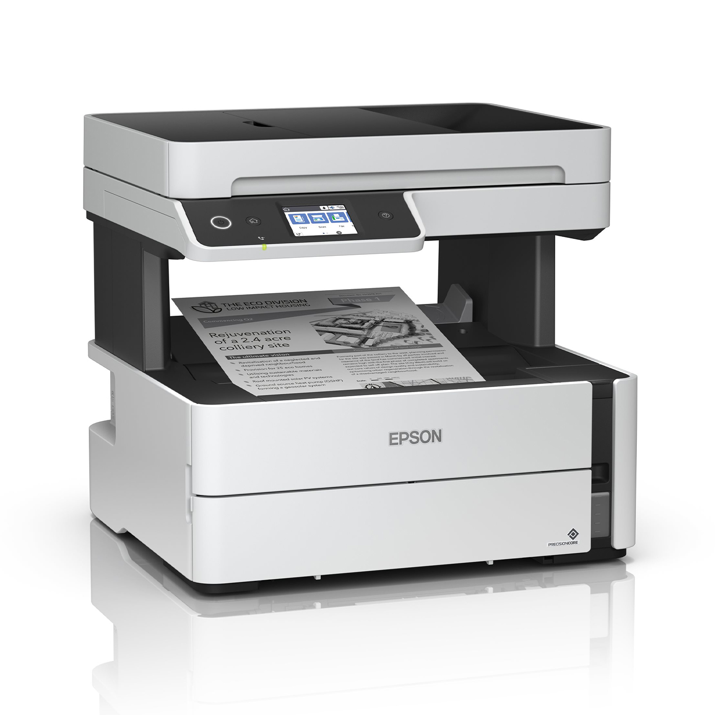 00387 Impresora Multifuncional Monocromática EPSON, EcoTank M3170, Wifi Adf Dúplex Impresión Copia (2) blank