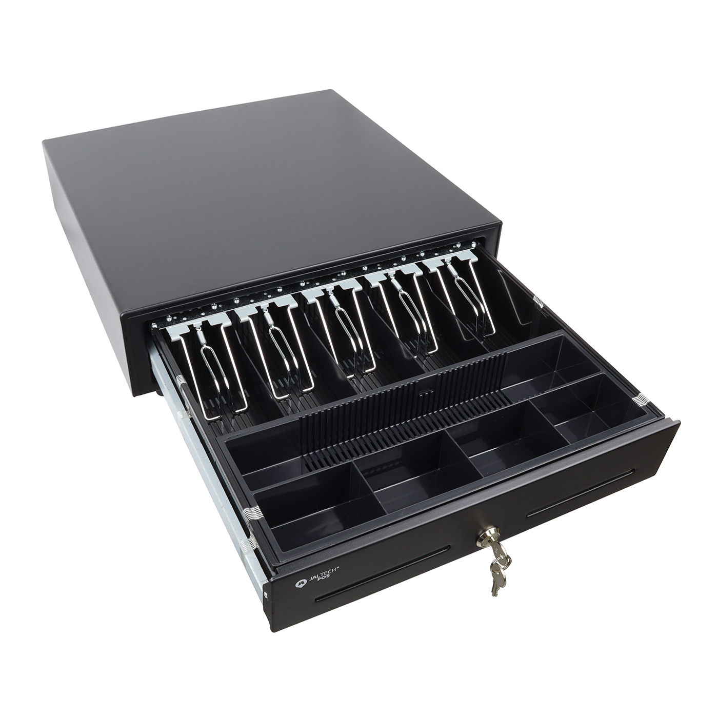 00575 Cajón Monedero Metálico JALTECH, JAL350, RJ11 5 Billetes 8 Monedas (2) blank