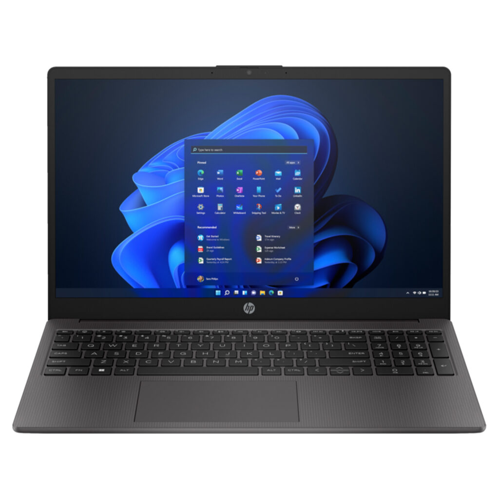 00736 Portátil HP 255 G10 AMD Ryzen 5 7530U, 8GB DDR4, SSD 512GB NVMe, 15 (1)