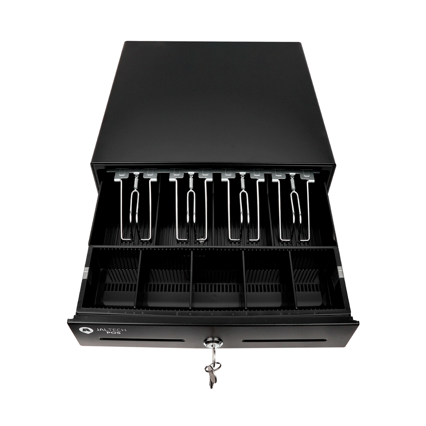 00888 Cajón Monedero Plástico JALTECH, JAL330G, RJ11 4 Billetes 5 Monedas (3) blank