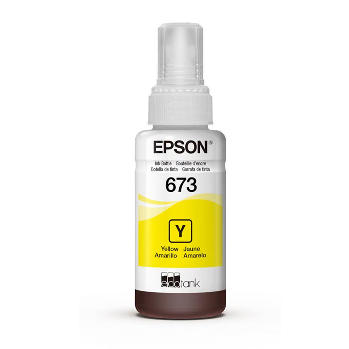 Botella de Tinta EPSON 673 Amarillo Original 70ml - Metrotechnology