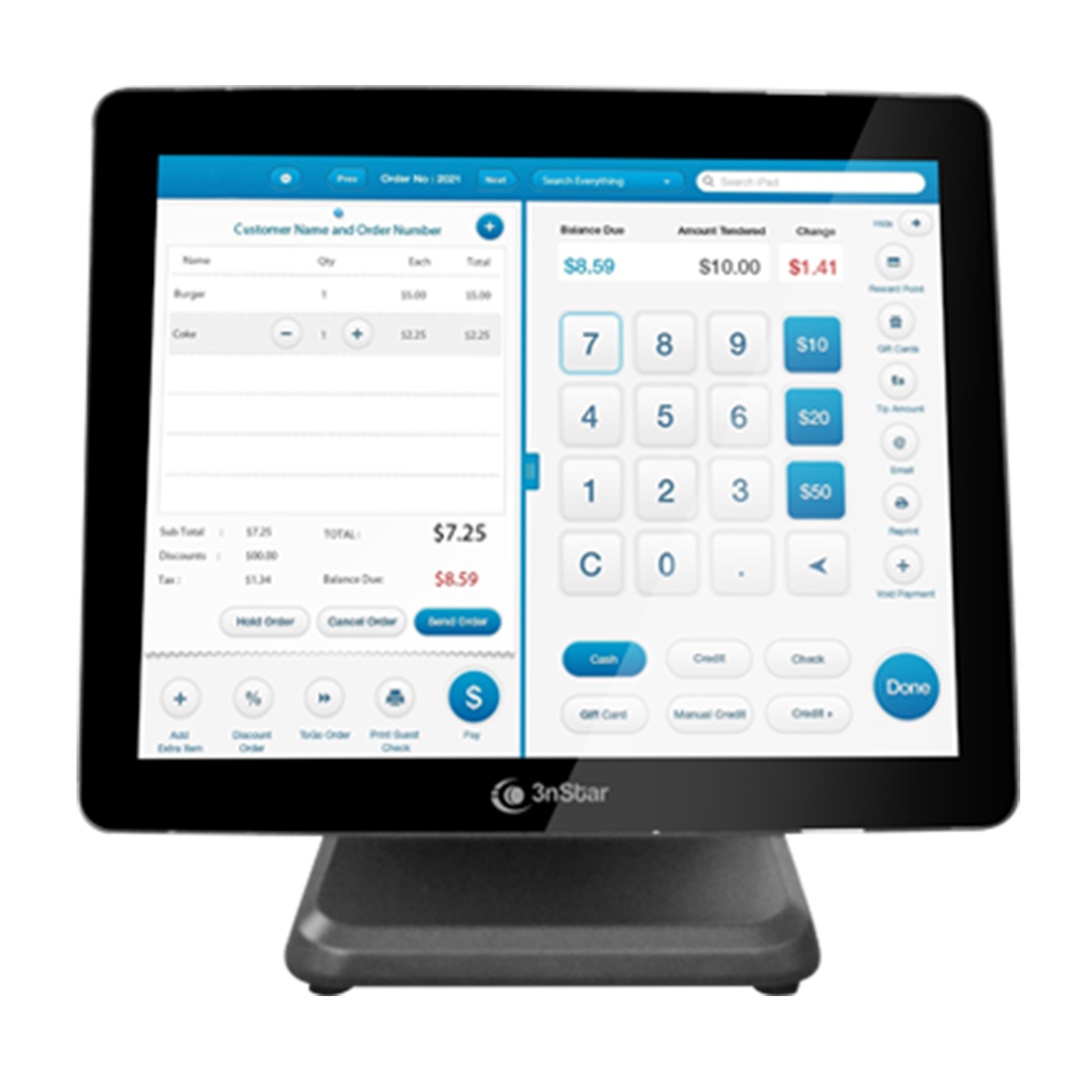 Todo en uno POS TOUCH 3NSTAR PTE0120 INTEL Celeron J6412, 8GB DDR4, SSD 240GB, 15” (1) blank