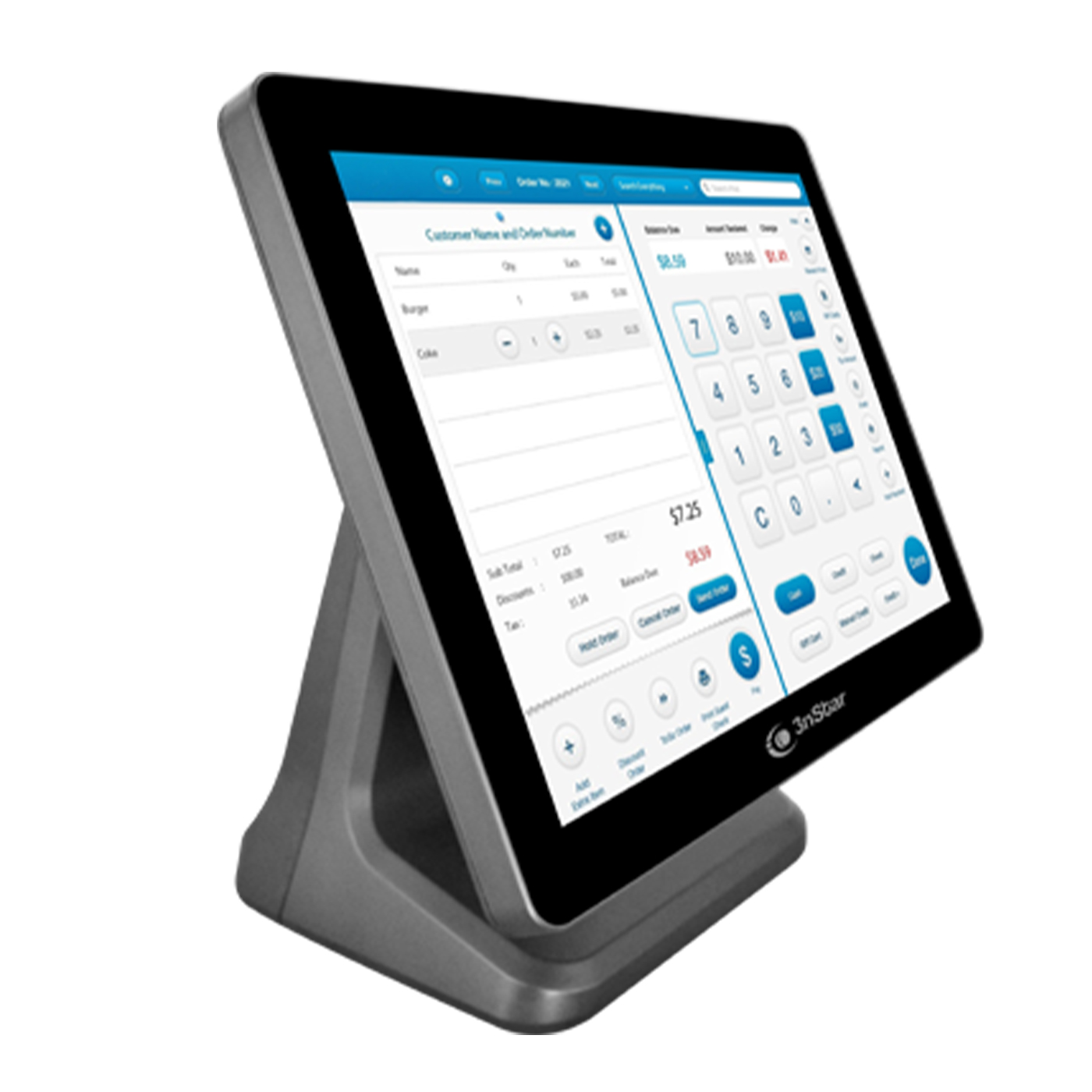 Todo en uno POS TOUCH 3NSTAR PTE0120 INTEL Celeron J6412, 8GB DDR4, SSD 240GB, 15” (2) blank