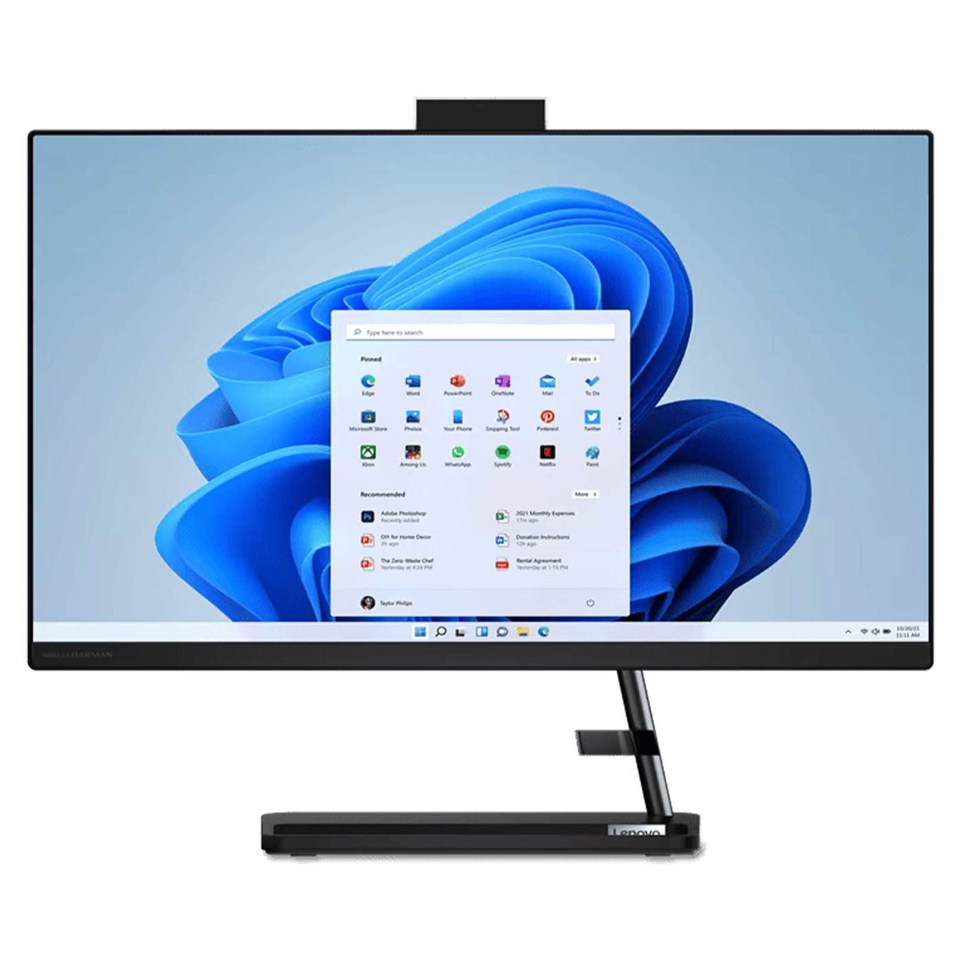 01266 Todo en uno LENOVO IdeaCentre 3, INTEL Core i5 12450H, 16GB DDR4, SSD 1TB NVMe PCle, 27” (1) blank